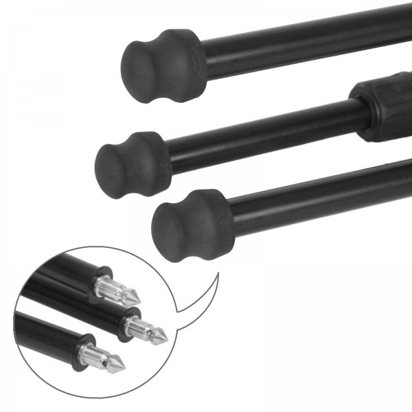 3pcs 3/8" Tripod Monopod Metal & Rubber Feet