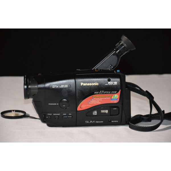 Vintage PANASONIC NV-RX15B VHS-C Camcorder Boxed