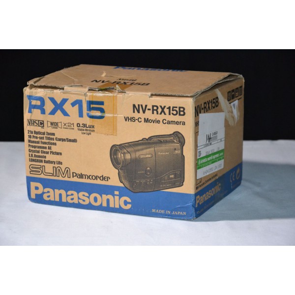 Vintage PANASONIC NV-RX15B VHS-C Camcorder Boxed