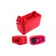 Red Insert Partition Camera Lens Padded Bag