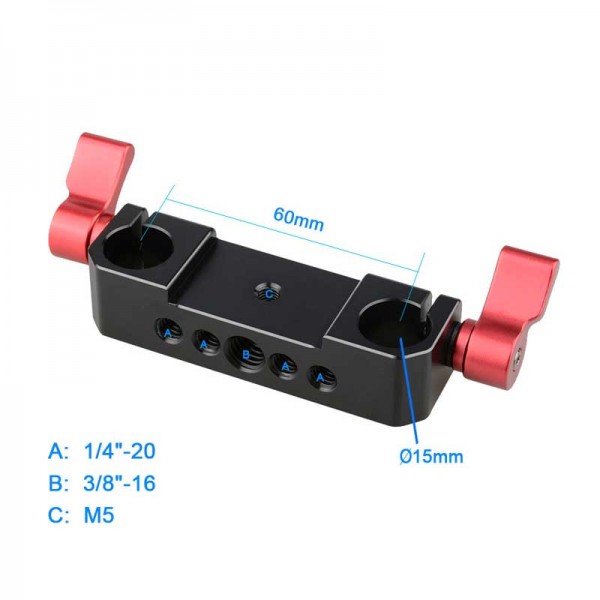 Movofilms Railblock Rod Clamp Mount for 15mm Rod