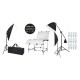 Σετ φωτισμού OutletVideo XL12 Softbox Kit με φωτογραφικό τραπέζι Still life 2m x 1m