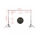 OutletVideo XL12 ολοκληρωμένο σετ φωτιστικών Softbox με XL Havy Backdrop Kit (8100W - 132.000 Lumens)