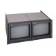 JVC 10 inch SDI Monitors in rack