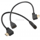 90 Degree UP Angle HDMI Male to HDMI Female Adapter