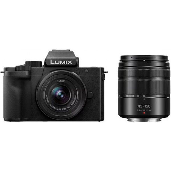 Panasonic LUMIX G100DW με φακούς (FS12032 + FS35100)