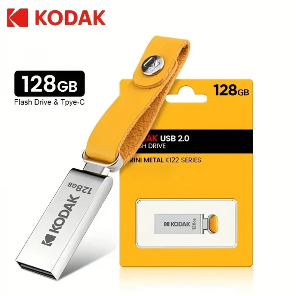 Kodak High Speed Metal Flash USB Drive 128GB Kodak High Speed Metal Flash USB Drive 128GB
