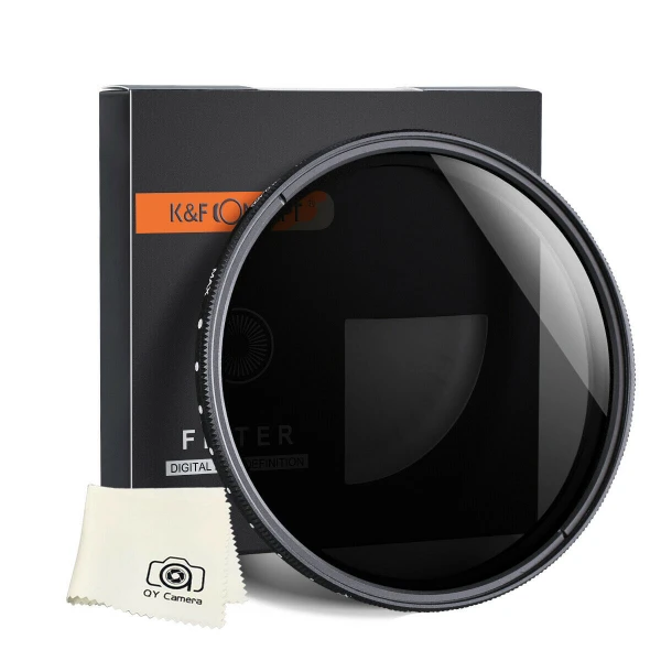 62mm Original K&F Concept Filter Neutral Density ND2 to ND 400 62mm Original K&F Concept Filter Neutral Density ND2 to ND 400
