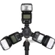 Universal Triple Speedlite Head Bracket 3.5mm trigger Universal Triple Speedlite Head Bracket 3.5mm trigger